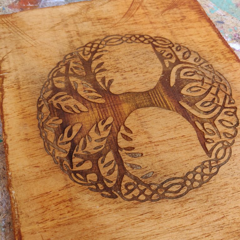 Arbol de la vida - decoracion natural en madera - cuadro artesanal