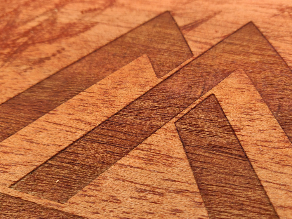 Valknut – Símbolo vikingo Cuadro en madera