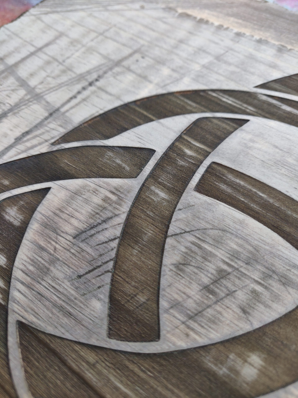Triketa – Simbología Celta Cuadro de madera artesanal