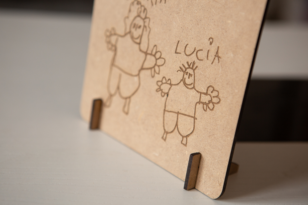 ▷ Grabar el dibujo de tu hijos en madera, la mejor forma de mantener el  recuerdo infantil