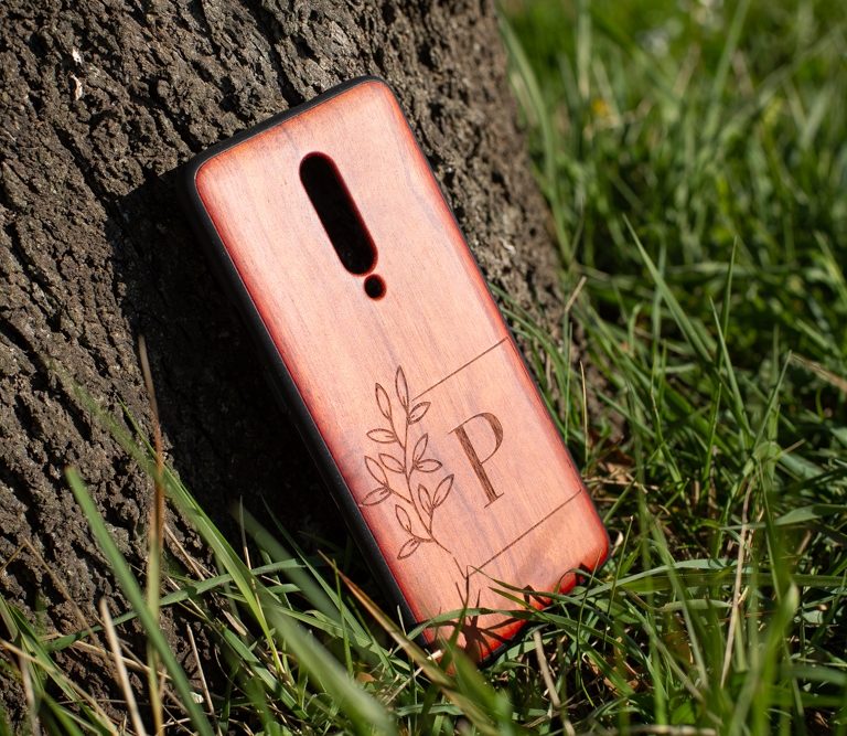 Funda madera smarthphone xiomi red mi note 8 9 pro personalizada grabado laser