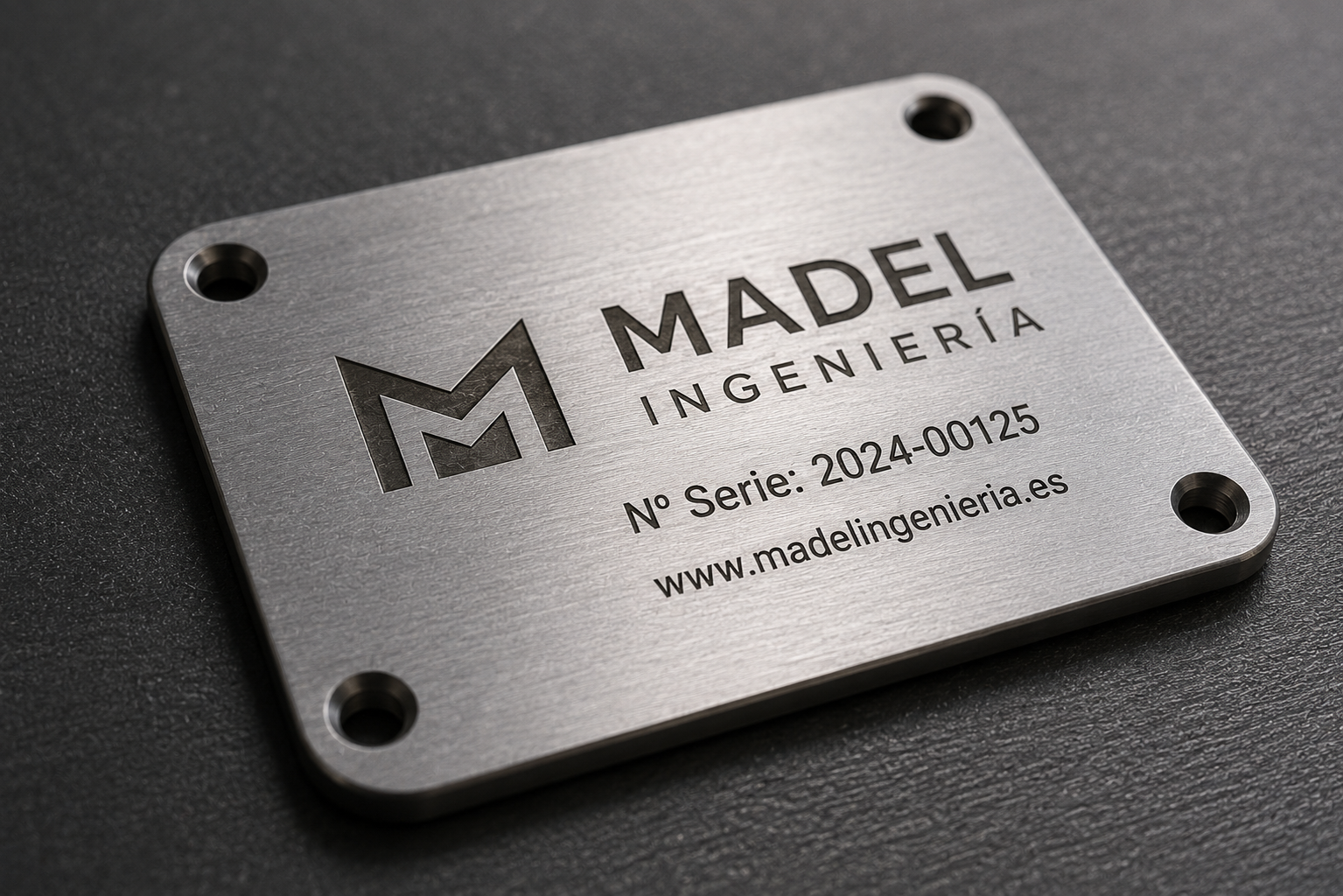Marcado grabado laser permanente en metales y aceros para piezas de industria en Barcelona.