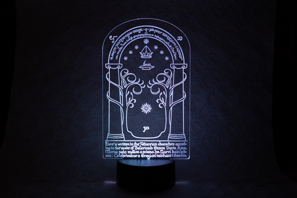 Puertas de Durin Moria – Lampara Led iluminación RGB