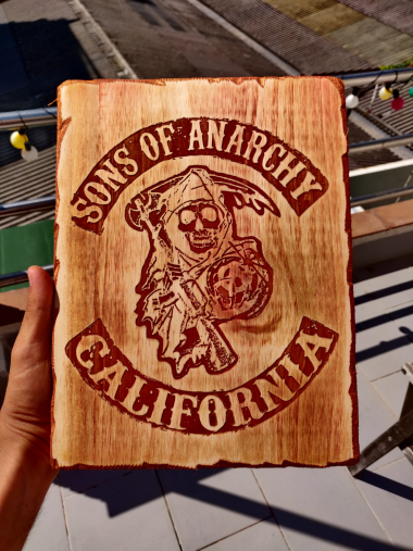 Sons of Anarchy – Redwood Road​ Cuadro de madera