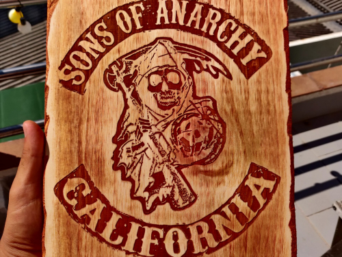 Sons of Anarchy – Redwood Road​ Cuadro de madera
